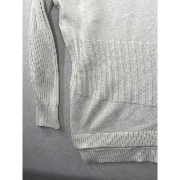 Sundance Sweater Womens XL Silk & Cotton Blend Light Cream Pullover Sweater - Picture 15 of 15